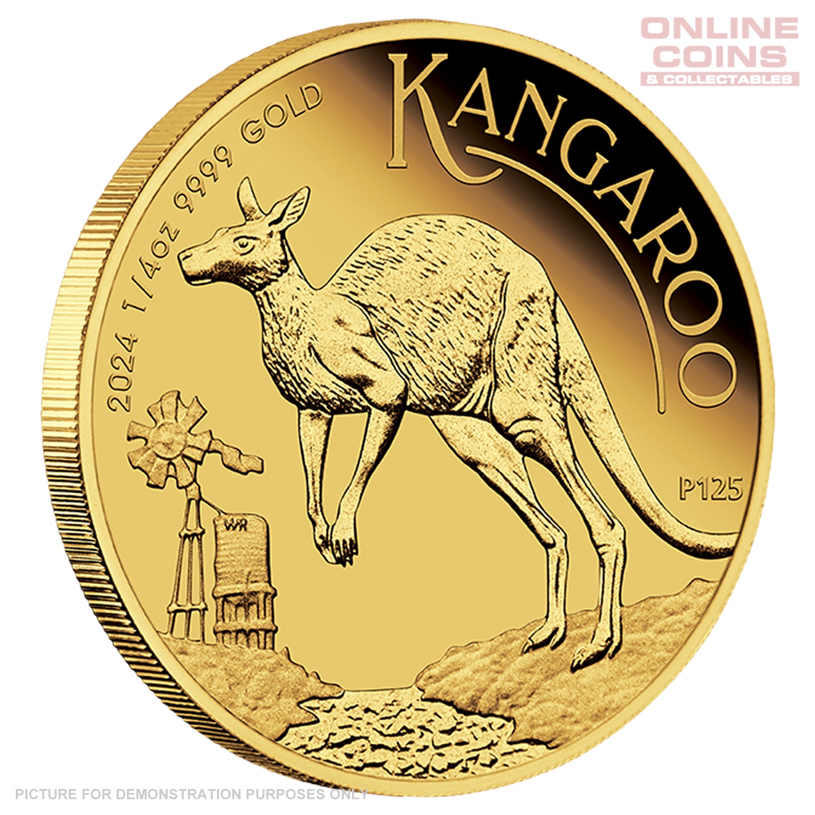 2024 Perth Mint 1/4oz Gold Proof Coin - Australian Kangaroo